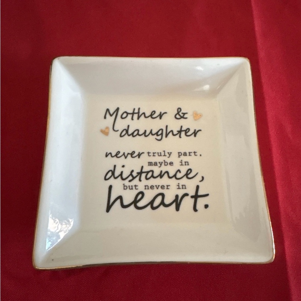 Mother & Daughter Ceramic Trinket Dish